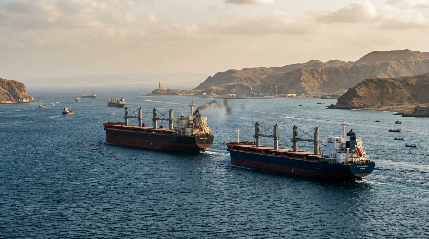 Two Laden Supertankers Struck by Projectiles in Strait of Hormuz