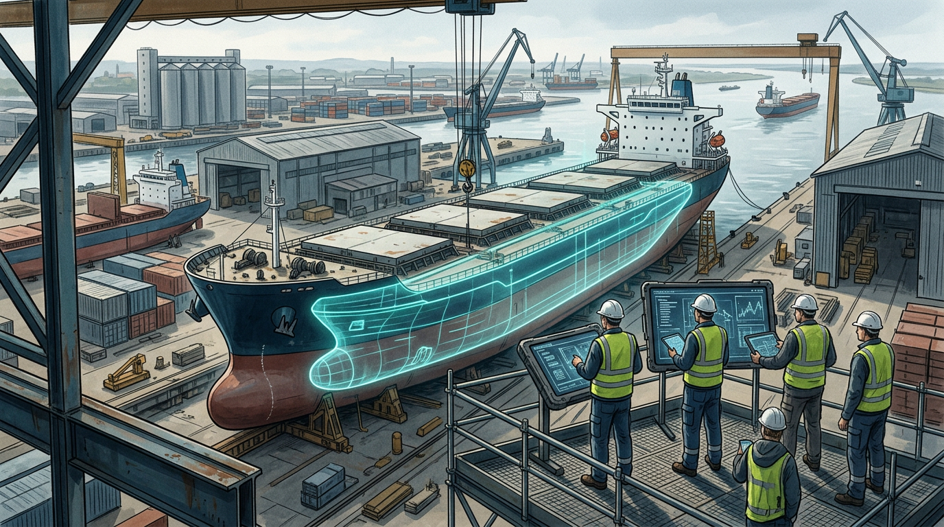 CMA CGM, Bureau Veritas and SDARI Partner on AI Vessel Design Concept