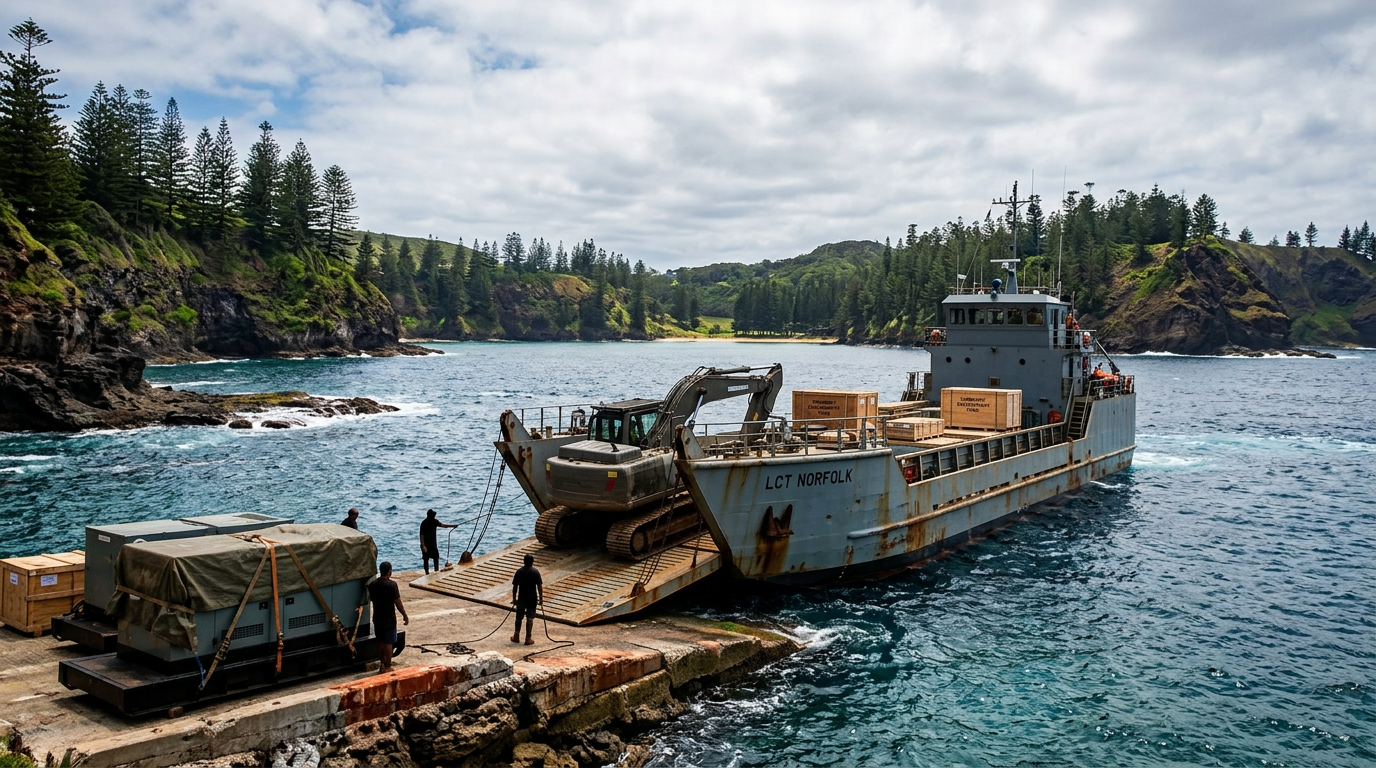 Neptune Pacific Completes Debut Heavy-Lift Shipment to Norfolk Island