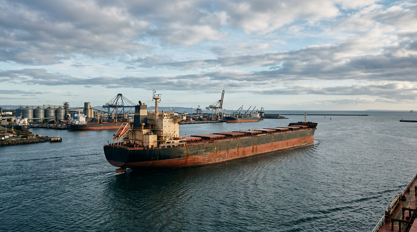 Baltic Dry Index Edges Up by Nine Points to 3,584