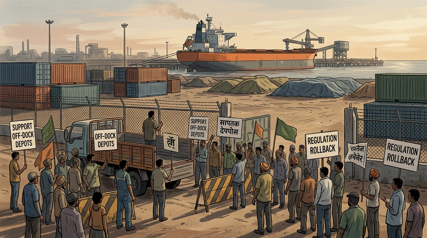 Mundra Port Faces Fresh Disruptions as Depot Operators Halt Empty Box Movements