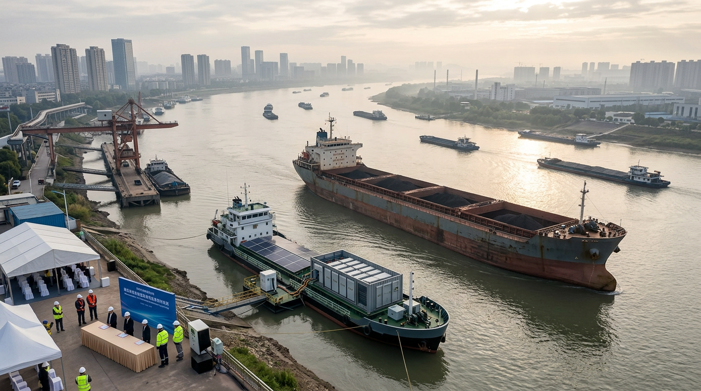 WK NatPower and Jiangsu Port Investment Partner on Inland Vessel Electrification