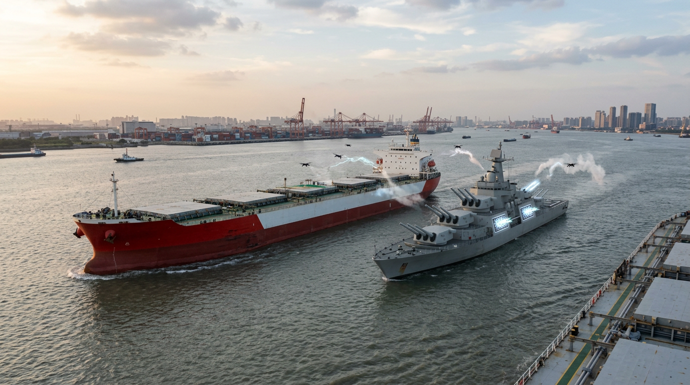 Chinese Naval Researchers Propose Large Artillery Concept for Drone Defense