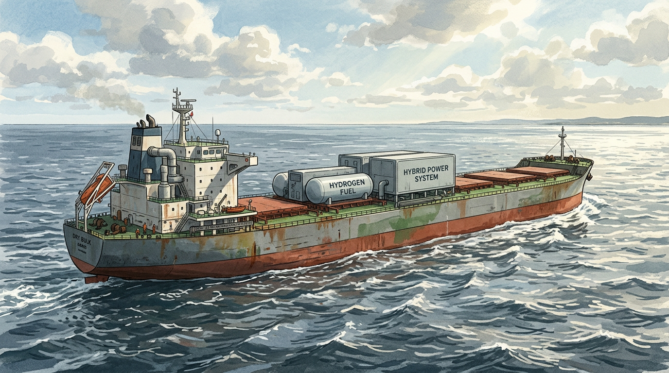 Lomar Bulker Completes Commercial Trial of Hydrogen-Hybrid Retrofit System