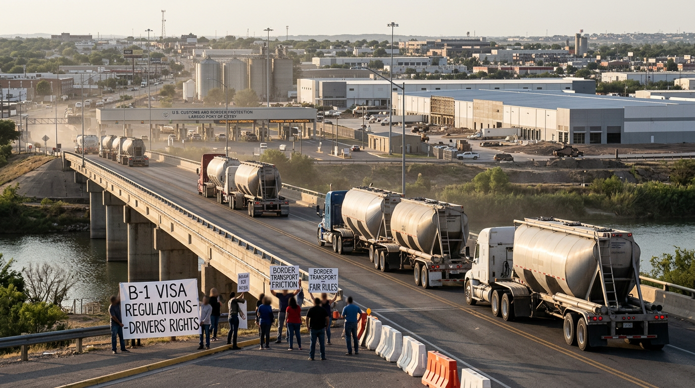Cross-Border Logistics Face Pressure Amid US-Mexico Trucker Visa Dispute