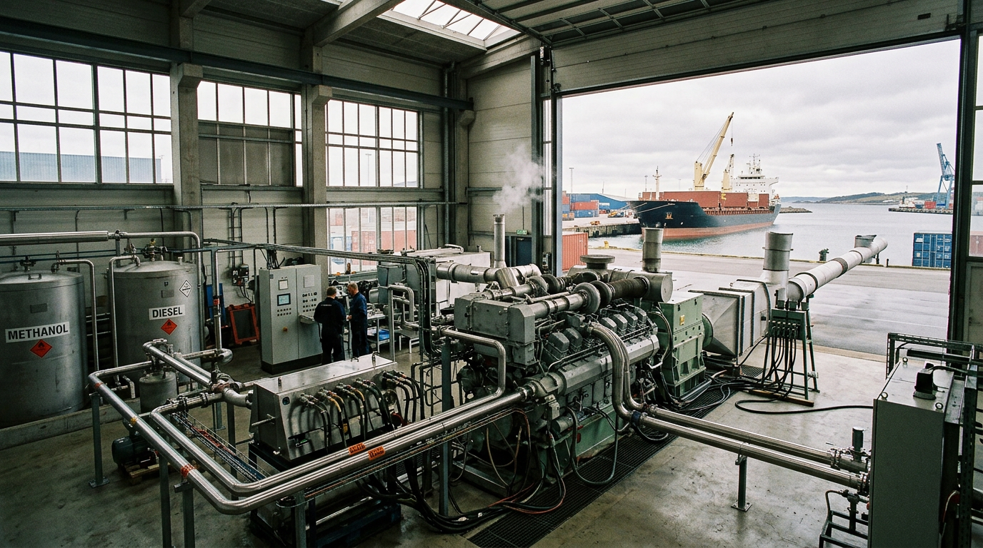 Everllence Validates 175DF-M Dual-Fuel Methanol Engine in Danish Trials