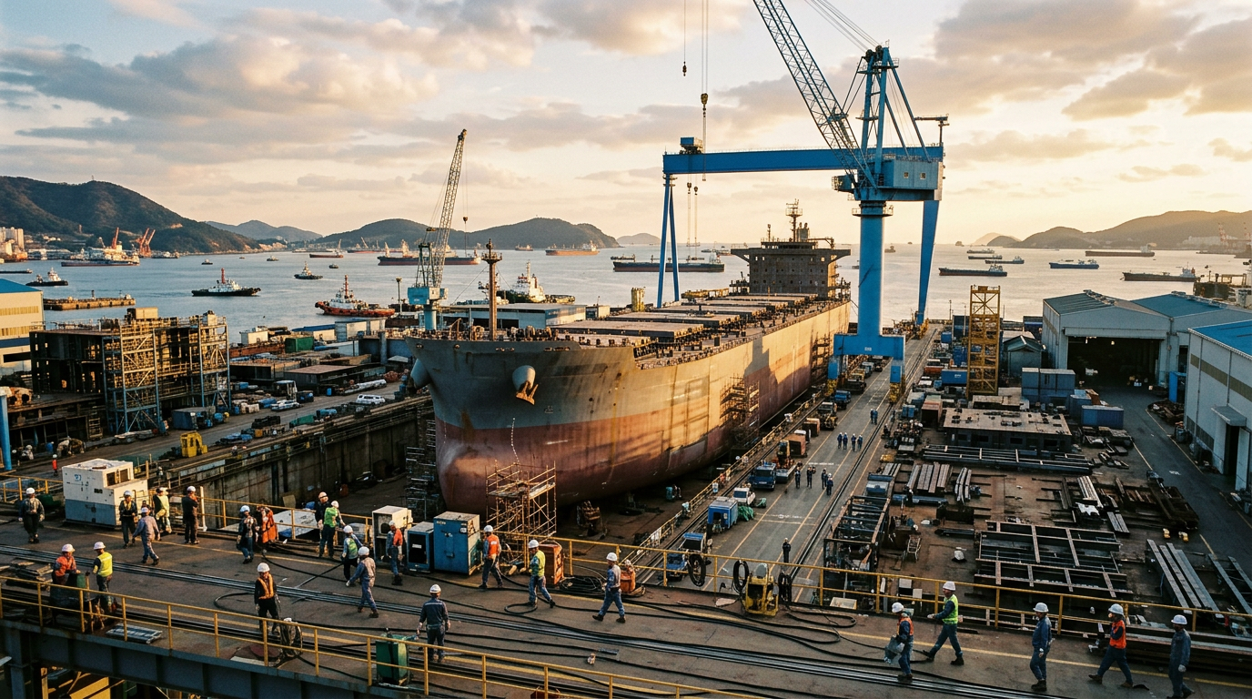 Former STX Chief Kang Duk-soo Stages Shipbuilding Return with SK Oceanplant Acquisition