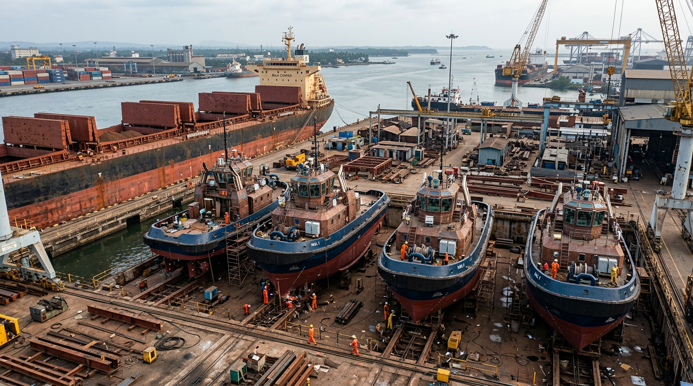 Cochin Shipyard Begins Construction of Svitzer Electric Tugs