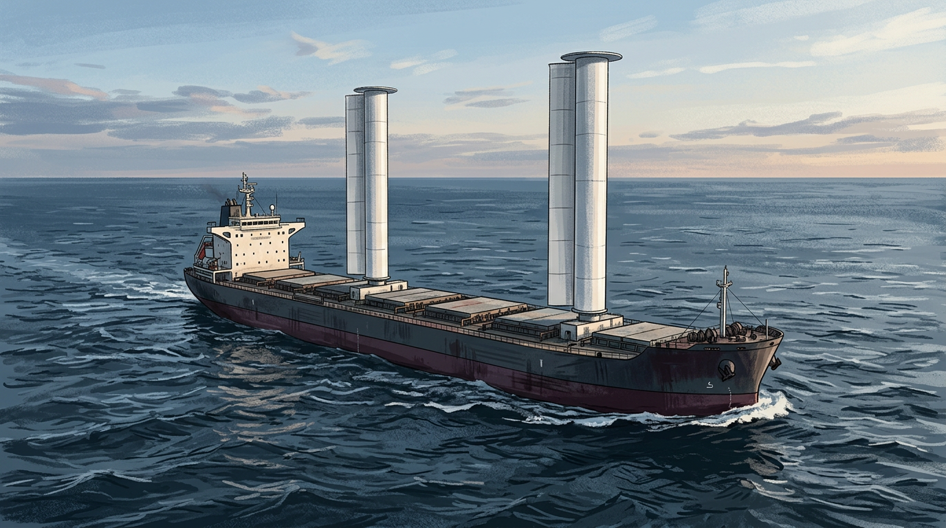 Maersk Selects Anemoi Rotor Sails for 8,700 TEU Container Ship Retrofit