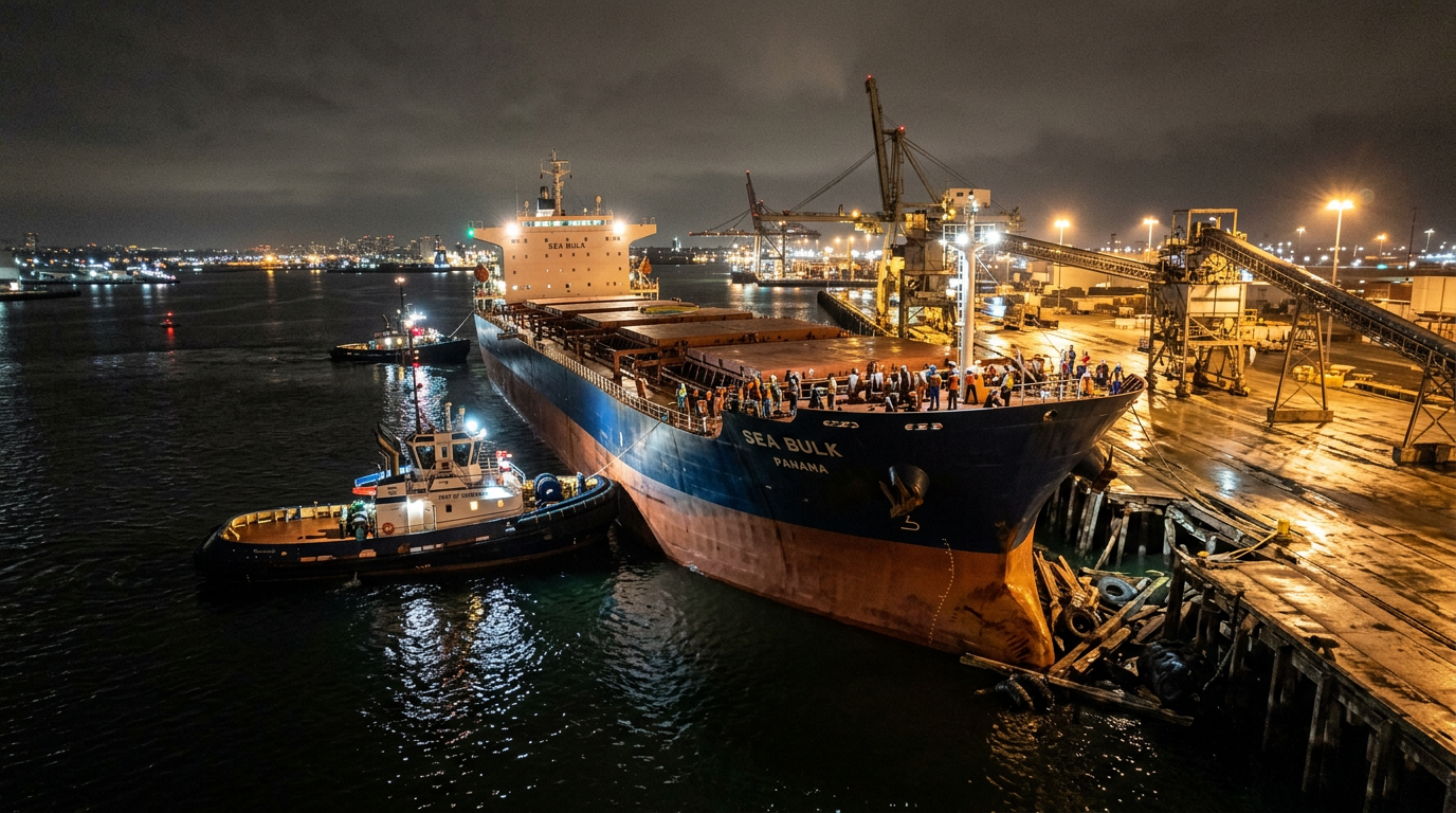Tug Name Confusion Leads to Tanker Pier Allision During Night Departure