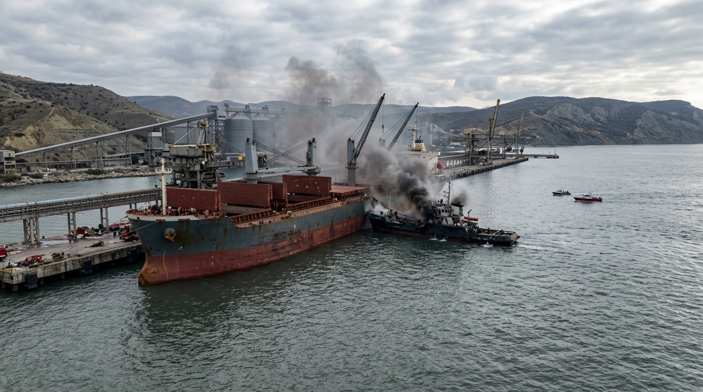 Service Vessel Targeted Near CPC Black Sea Export Facility