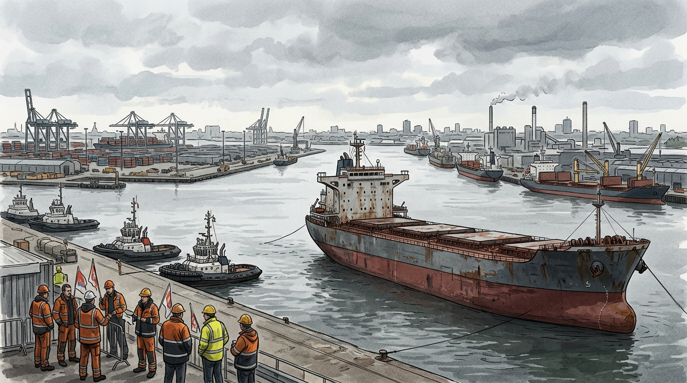 Dutch Ports Face Coordinated Tugboat Strike Across Rotterdam, Amsterdam, and Zeeland