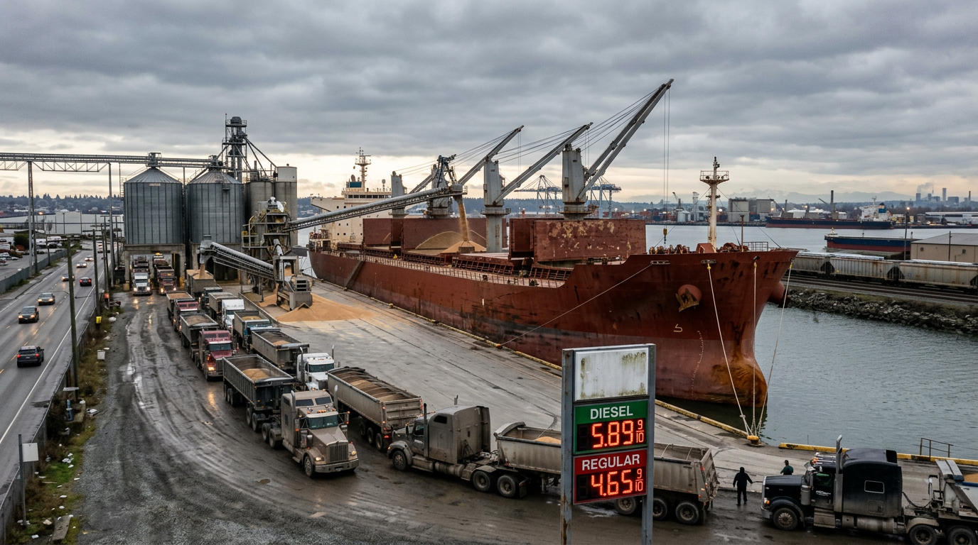 US Diesel Prices Approach April Peak at $5.69 Per Gallon