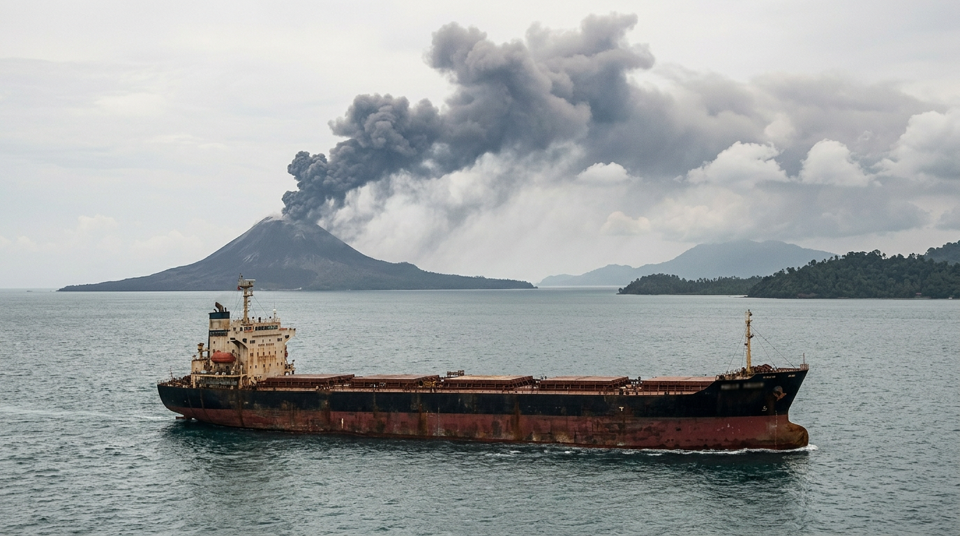 Mount Anak Krakatau Eruption Disrupts Indonesian Aviation and Airfreight Hubs
