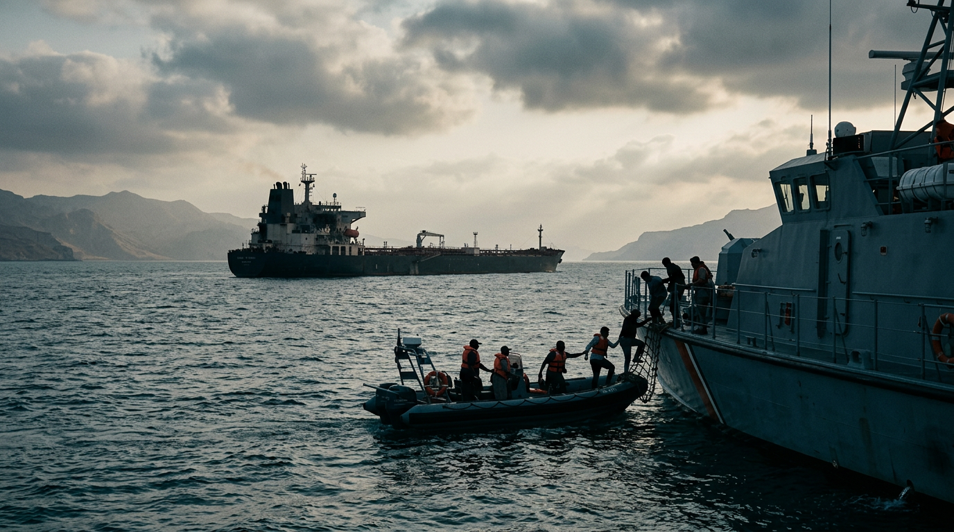 Oman Rescues 16 Crew Members Following Strait of Hormuz Tanker Strike