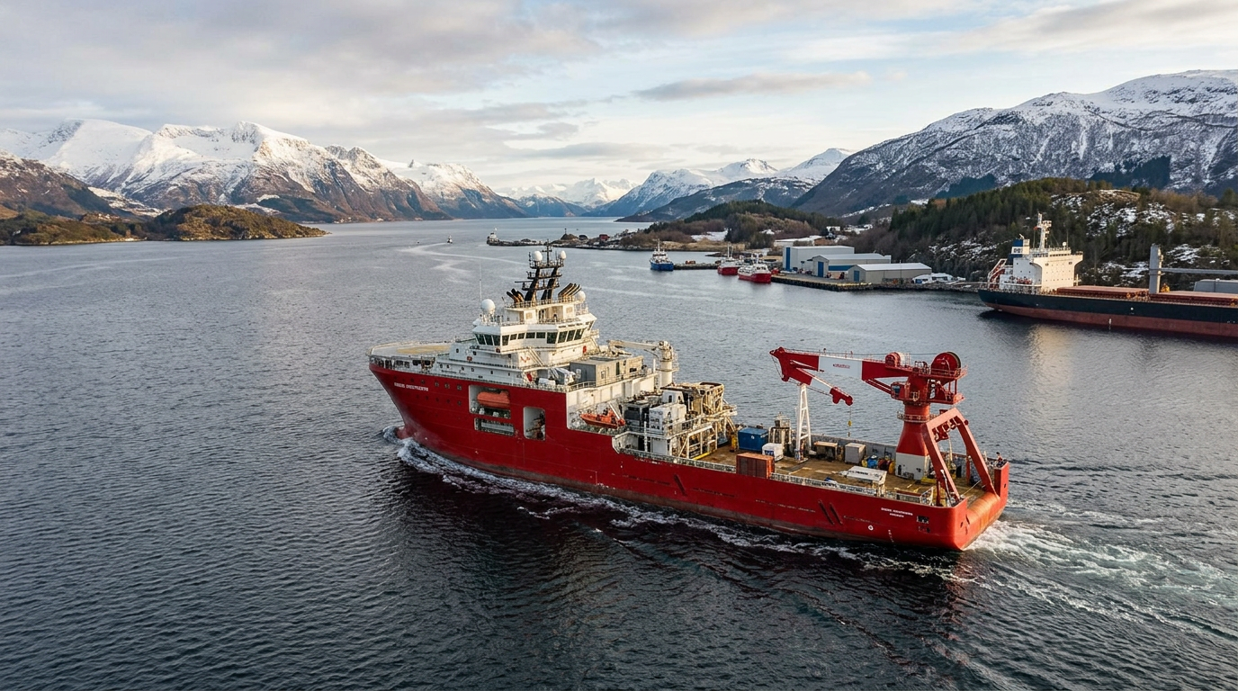 VARD Subsea Construction Vessel En Route to Norway for Final Outfitting