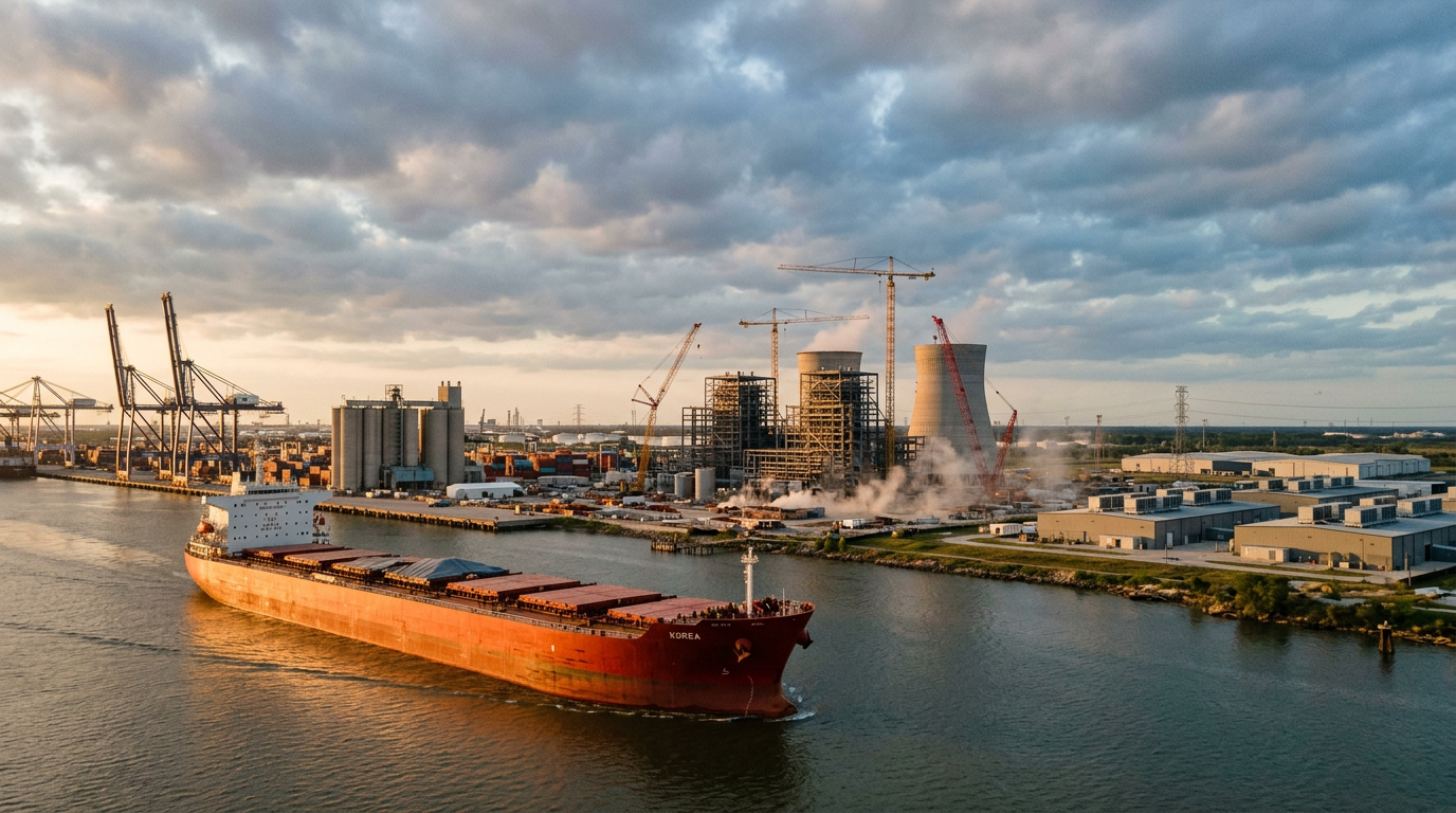 South Korea Plans $22.3 Billion Texas Gas Power Project