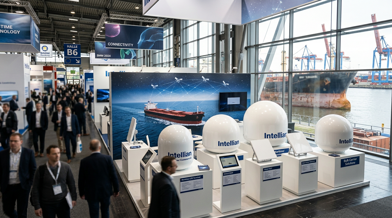 Intellian Showcases Maritime Satellite and LEO Flat Panel Technologies at SMM 2026