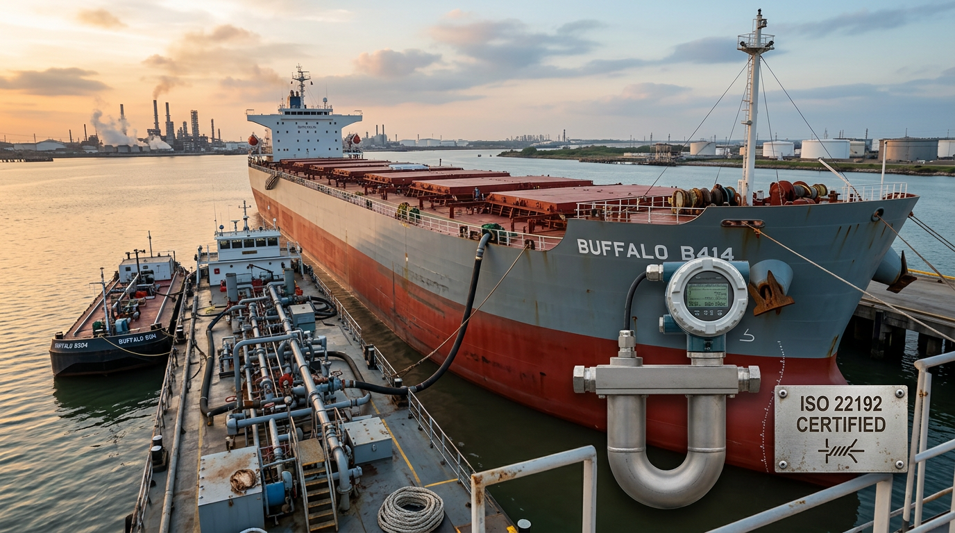 TFG Marine Equips Two US Gulf Bunker Barges with Certified Mass Flow Meters