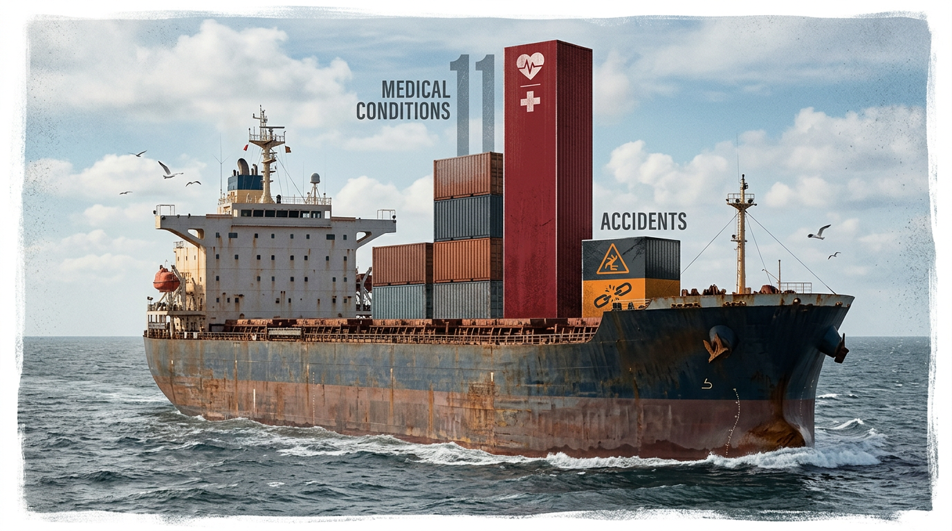 Illness Drives Over 80% of Seafarer Deaths, Britannia Report Finds