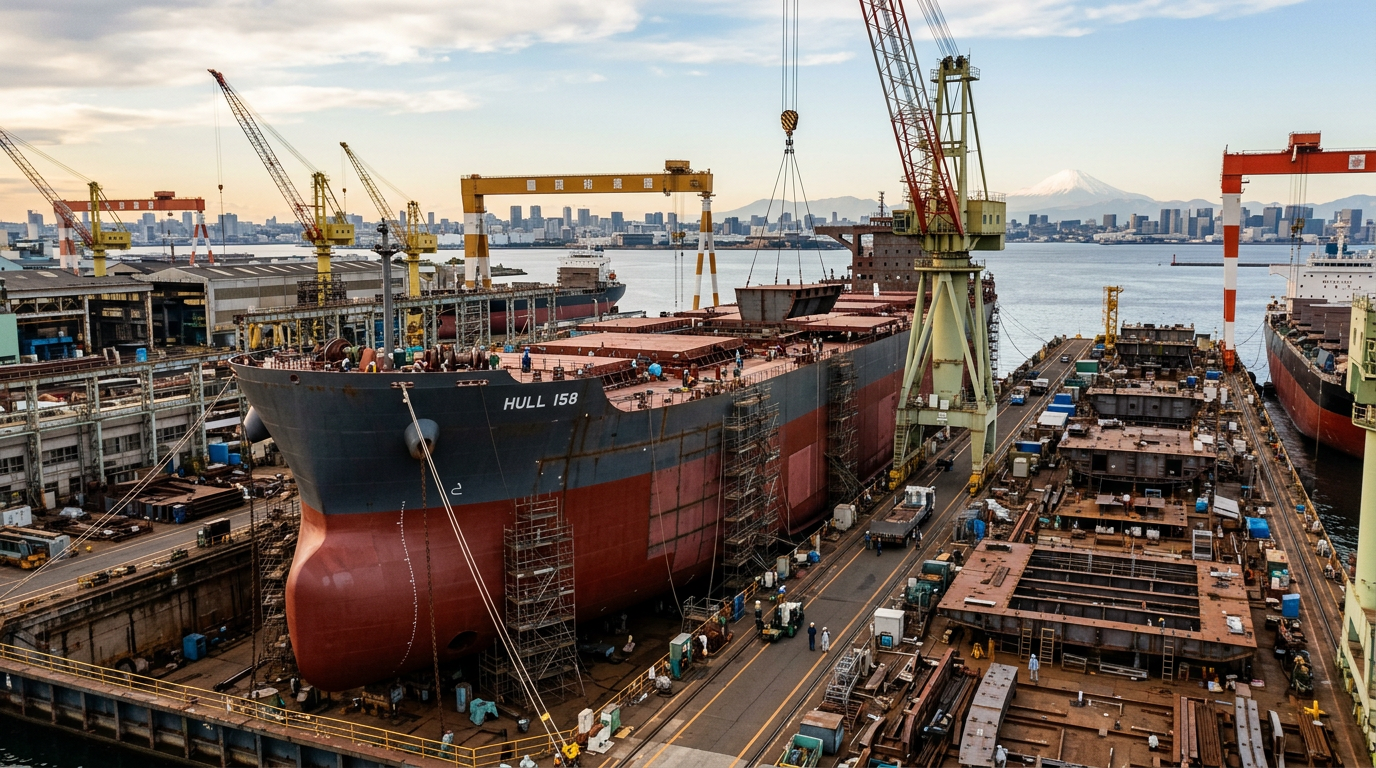 Japan Backs Shipyard Revival With $1.36bn Allocation to Major Builders