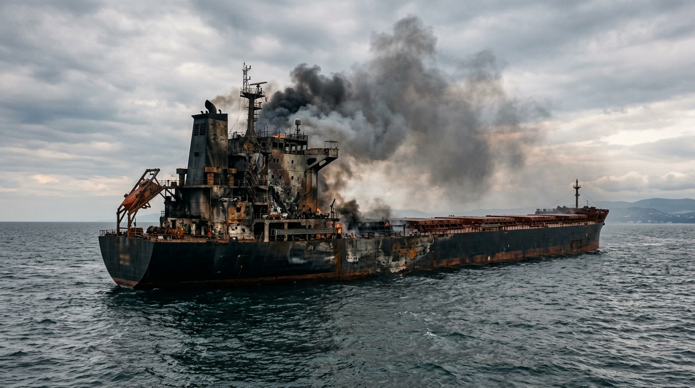 Boxship RMS Team Declared Constructive Total Loss Following Black Sea Drone Strike