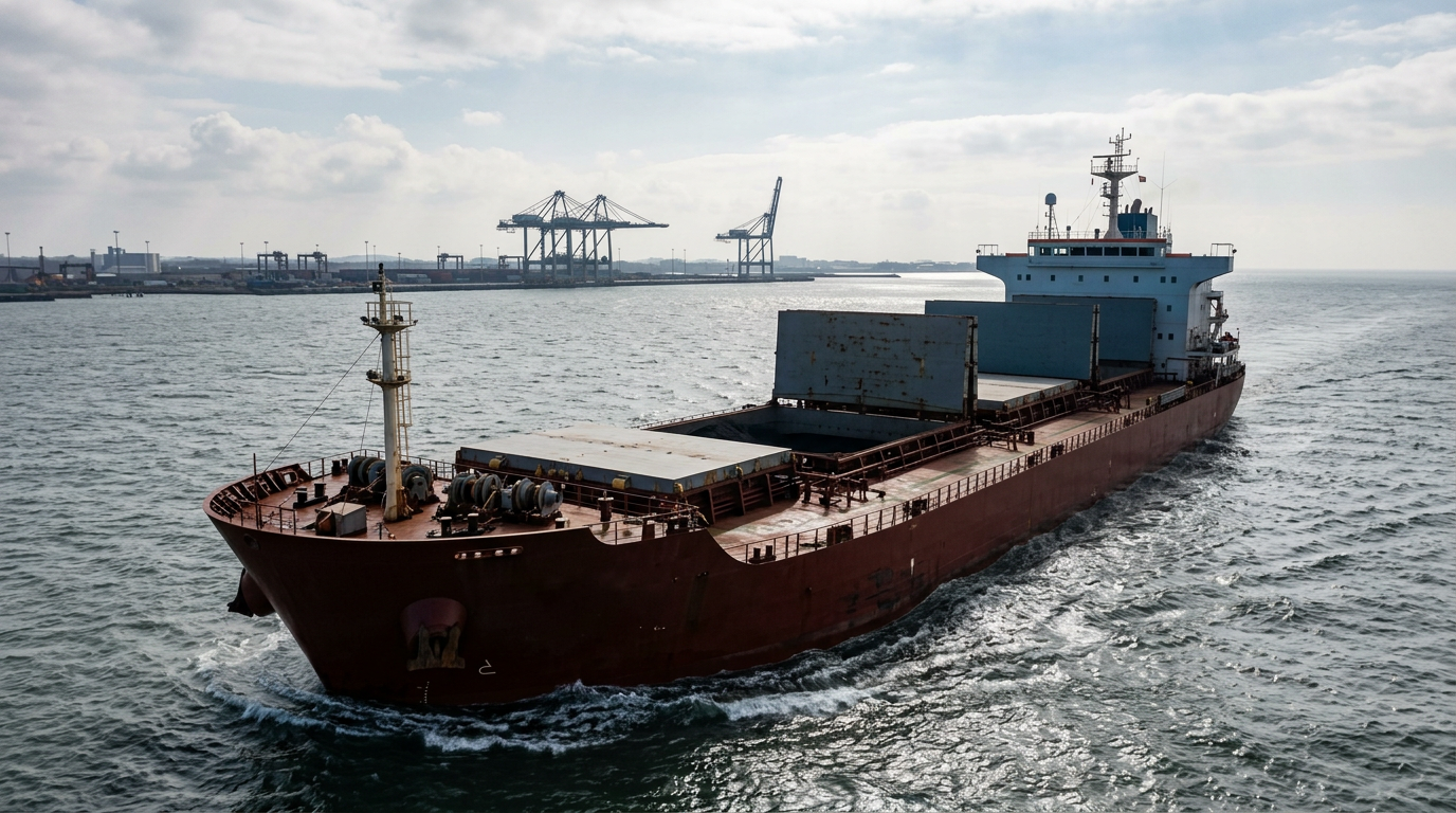 Damen Introduces 1,100 TEU Hybrid Container Feeder Design