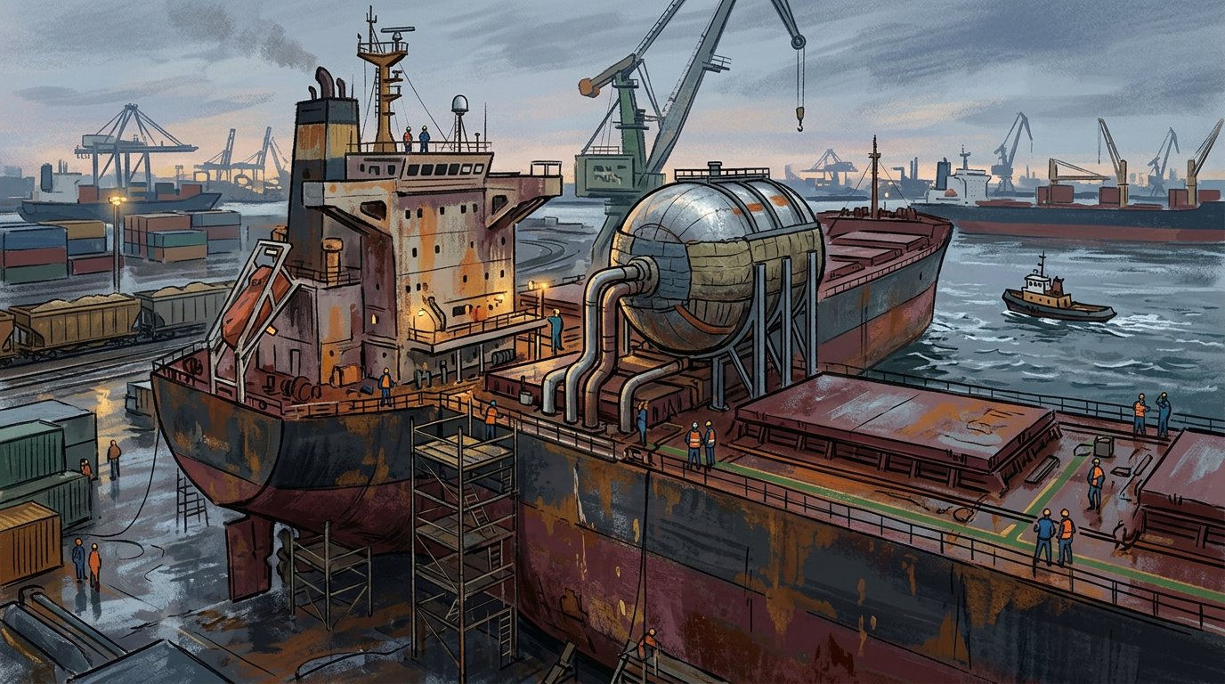 WinGD Study Identifies LNG as Fastest-Returning Fuel Retrofit Pathway