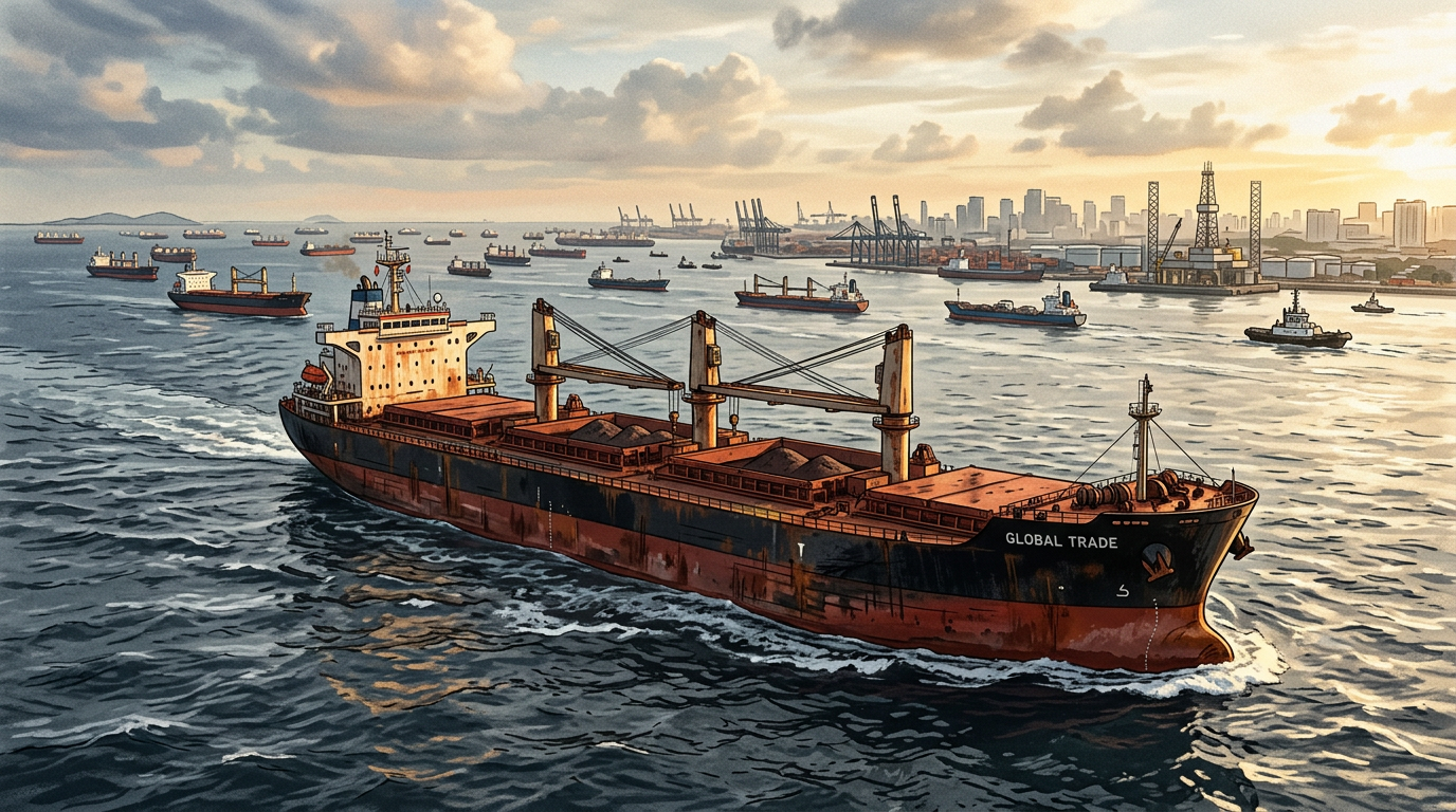 Baltic Dry Index Advances 41 Points to 2,882
