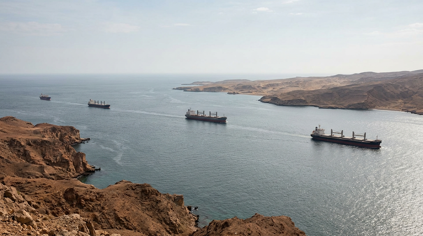 Strait of Hormuz Commodity Vessel Transits Fall Well Below 10-Day Average