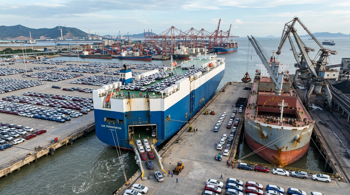 Car-Carrier Operators Pivot Tonnage to China's Vehicle Export Boom